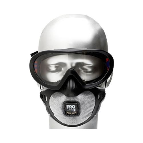 Filterspec Pro Goggle & Mask Kit (3x P2 Respirator with Valve & Goggles