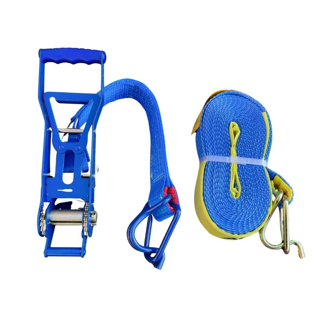 Ratchet Tie Down Long Handle Pulldown 9m X 50mm X 2500kg 500 Tail